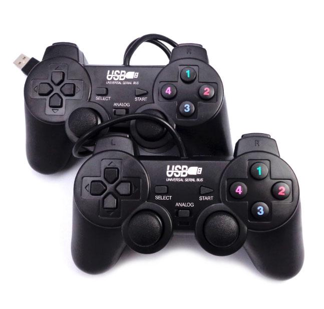 [HCM]Bộ 2 tay cầm chơi game đôi cho PC (màu đen)