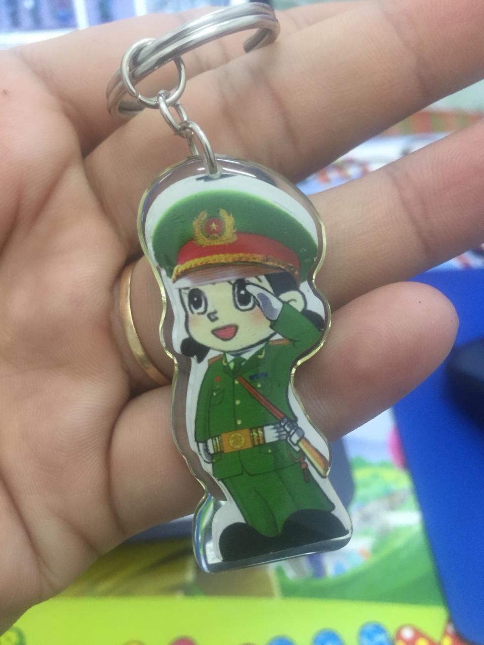 [HCM]Móc Khóa Chibi Công an - Nữ Police