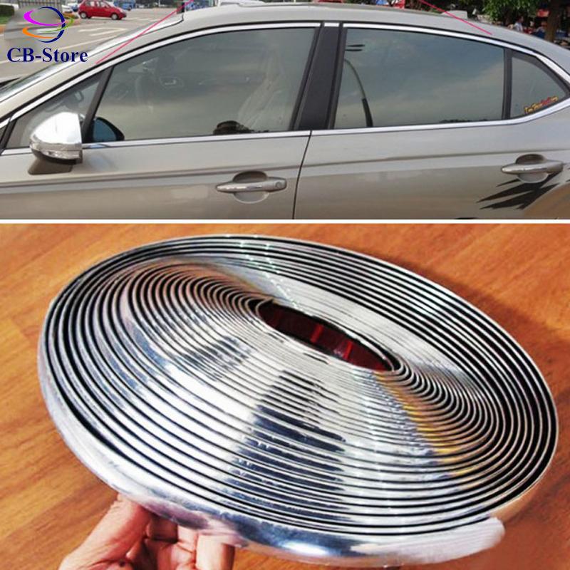 Cuộn nẹp mạ crom trang trí ngoại thất ô tô (10mm dài 12m)