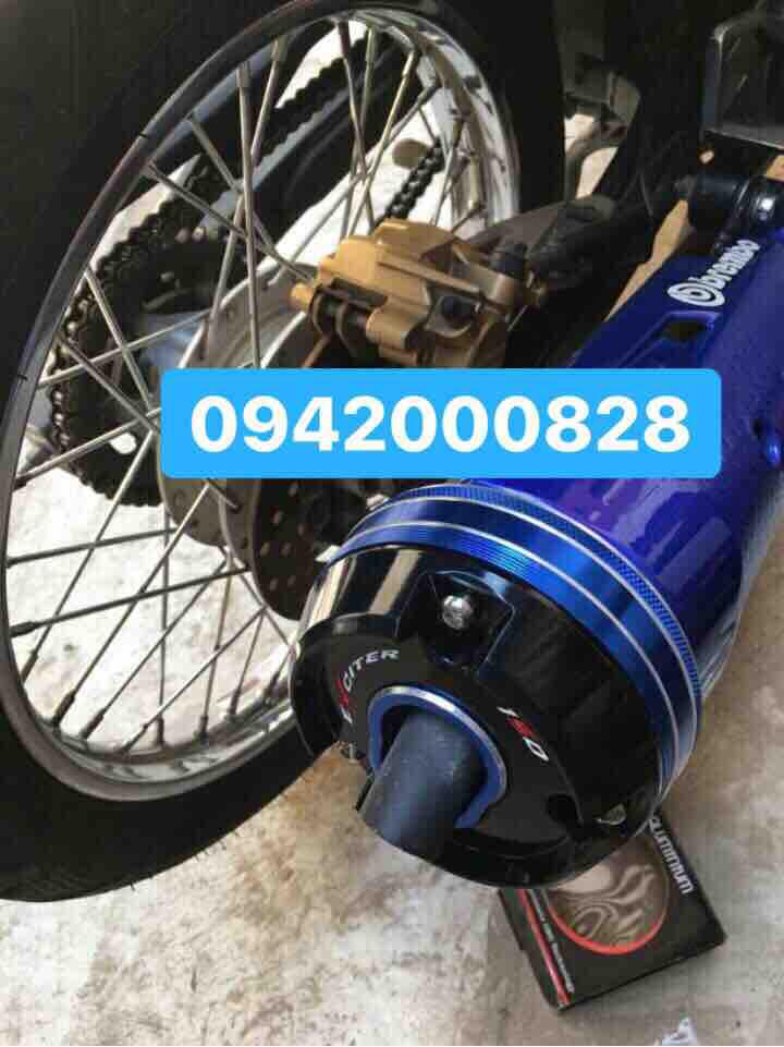 Chụp đít pô exciter 150 cnc