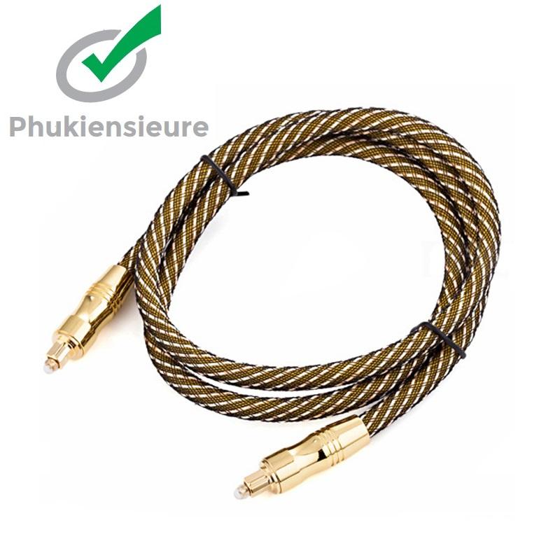 Cáp quang Cable ETK Toslink OPTICAL 3M (mạ vàng 24k)