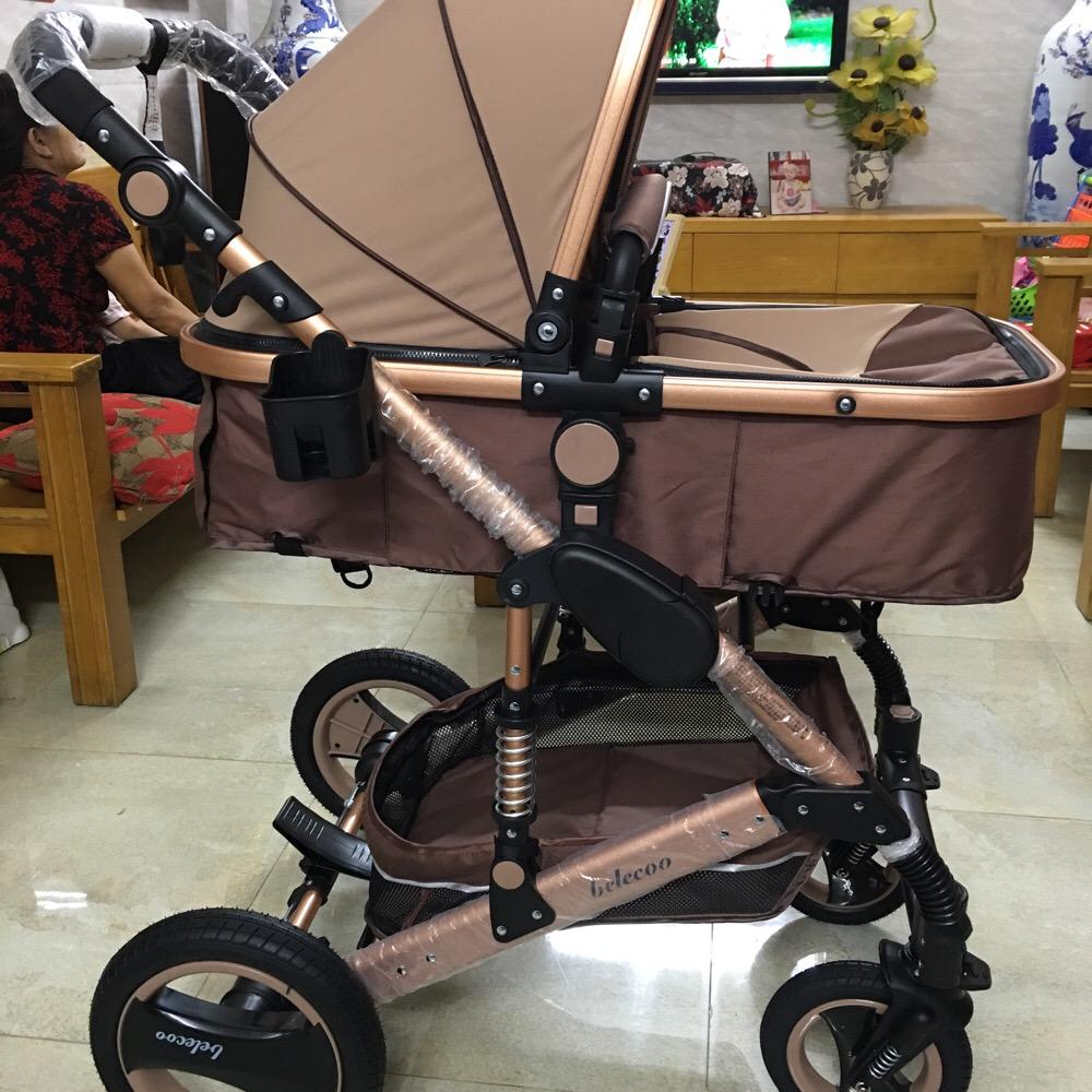 Xe đẩy nôi cao cấp Belecoo 2 chiều, 3 tư thế