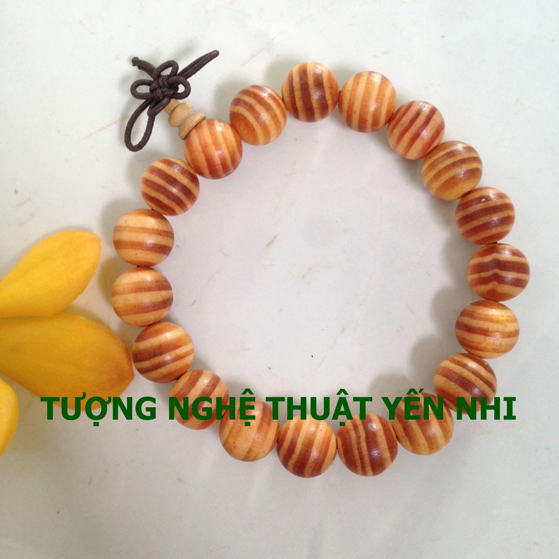 Vòng tay Gỗ Huyết Long vân (thấu quang) hạt 10mm