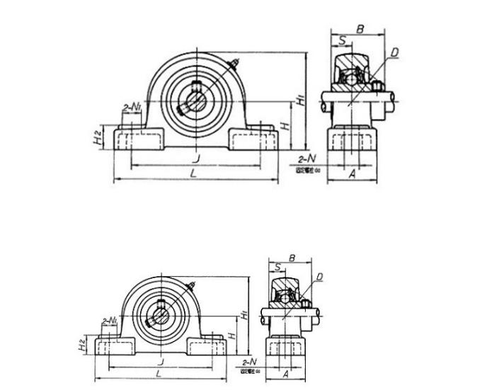 Gối đỡ vòng bi UCP 210