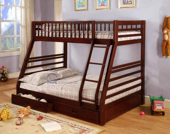 Giường Tầng Logan Honey 129 Nâu