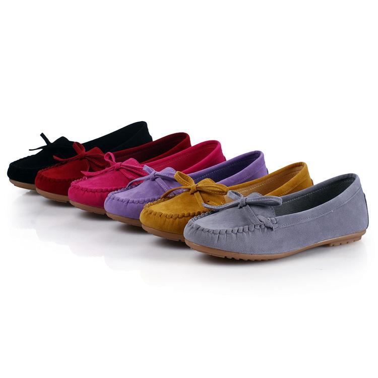 Giày Búp Bê Buộc Dây Lalio LA045 (Đỏ)