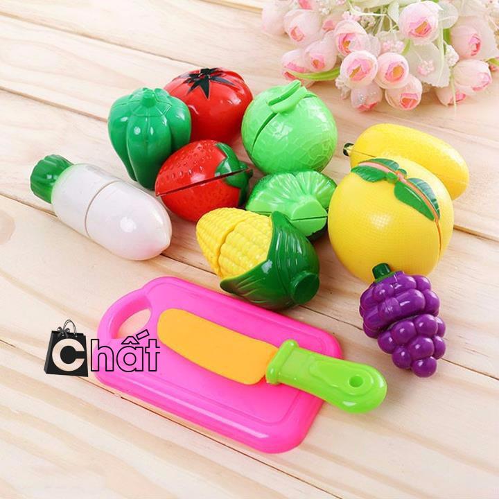 Vỉ đồ chơi cắt trái cây cho bé