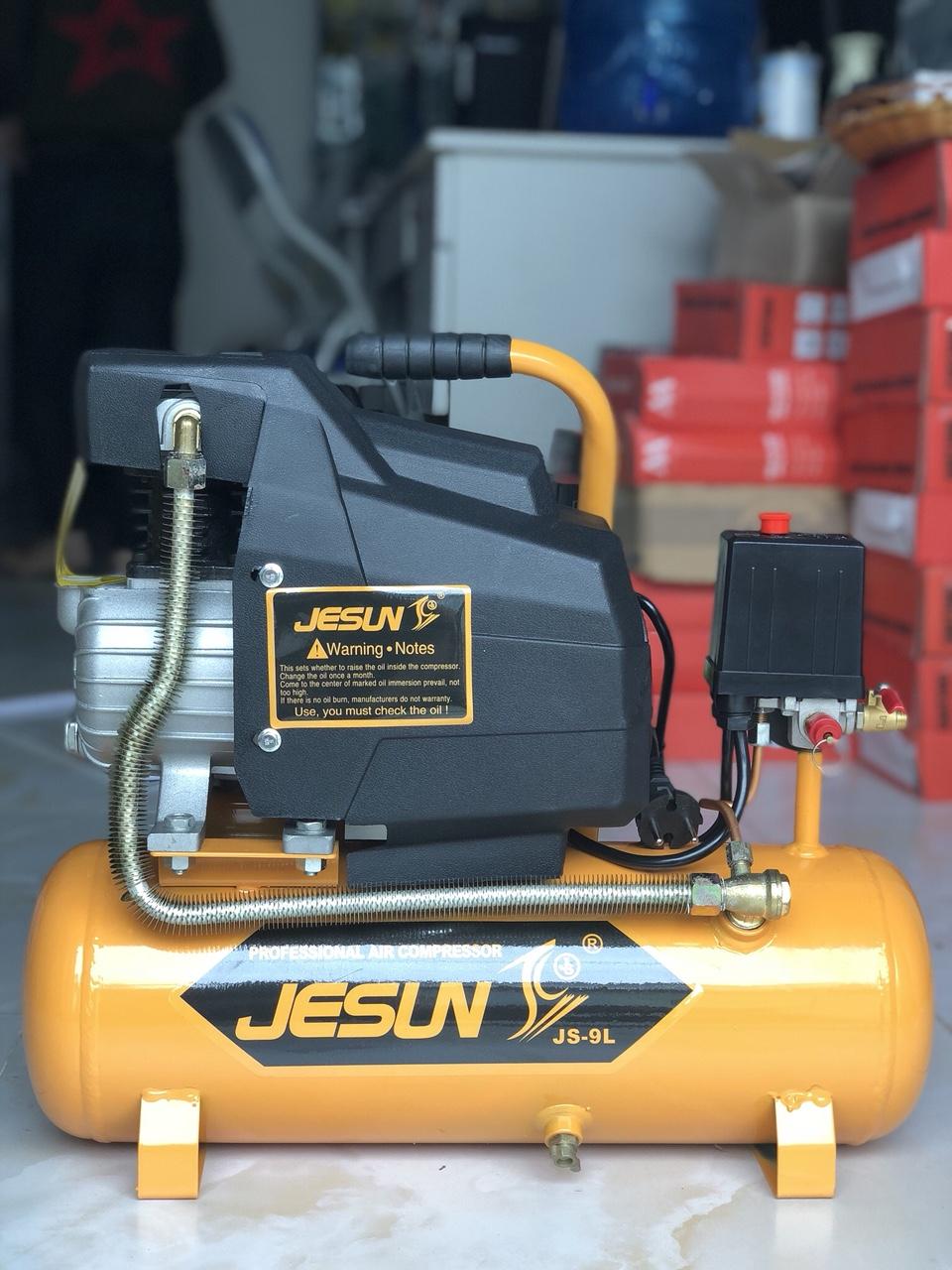 1.5HP - 1100W MÁY NÉN KHÍ CÓ DẦU (VÀNG) JESUN - 9L