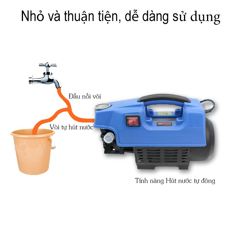 [HCM]Máy rửa xe motor cảm ứng từ Kachi MK71