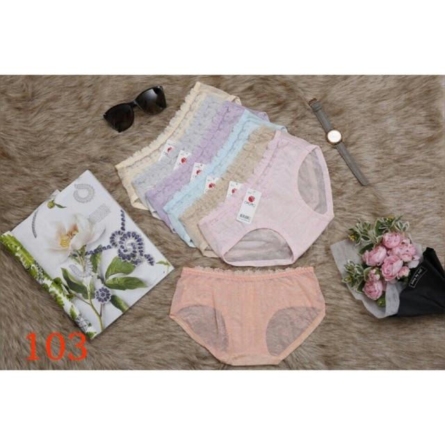 Combo 5 quần lót nữ bông ép onono 103