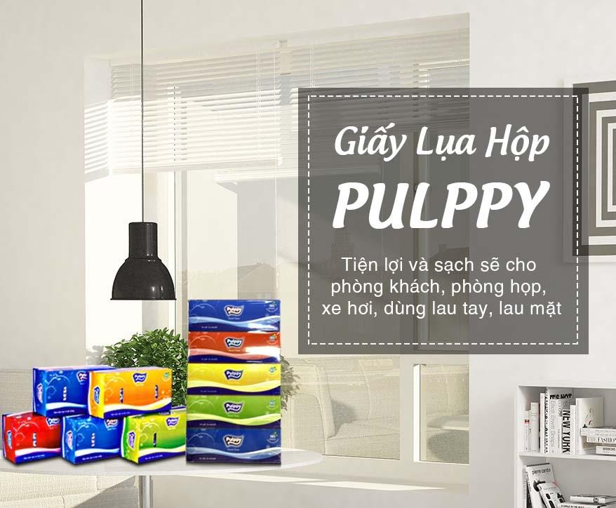 Combo 5 hộp Giấy lụa hộp Pulppy 180 tờ