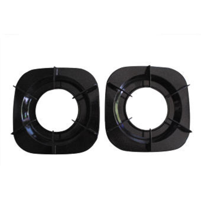 [Voucher 7% Max 800K] 2 Kiềng vuông đa năng sử dụng cho bếp Rinnai mặt inox men ( đen )