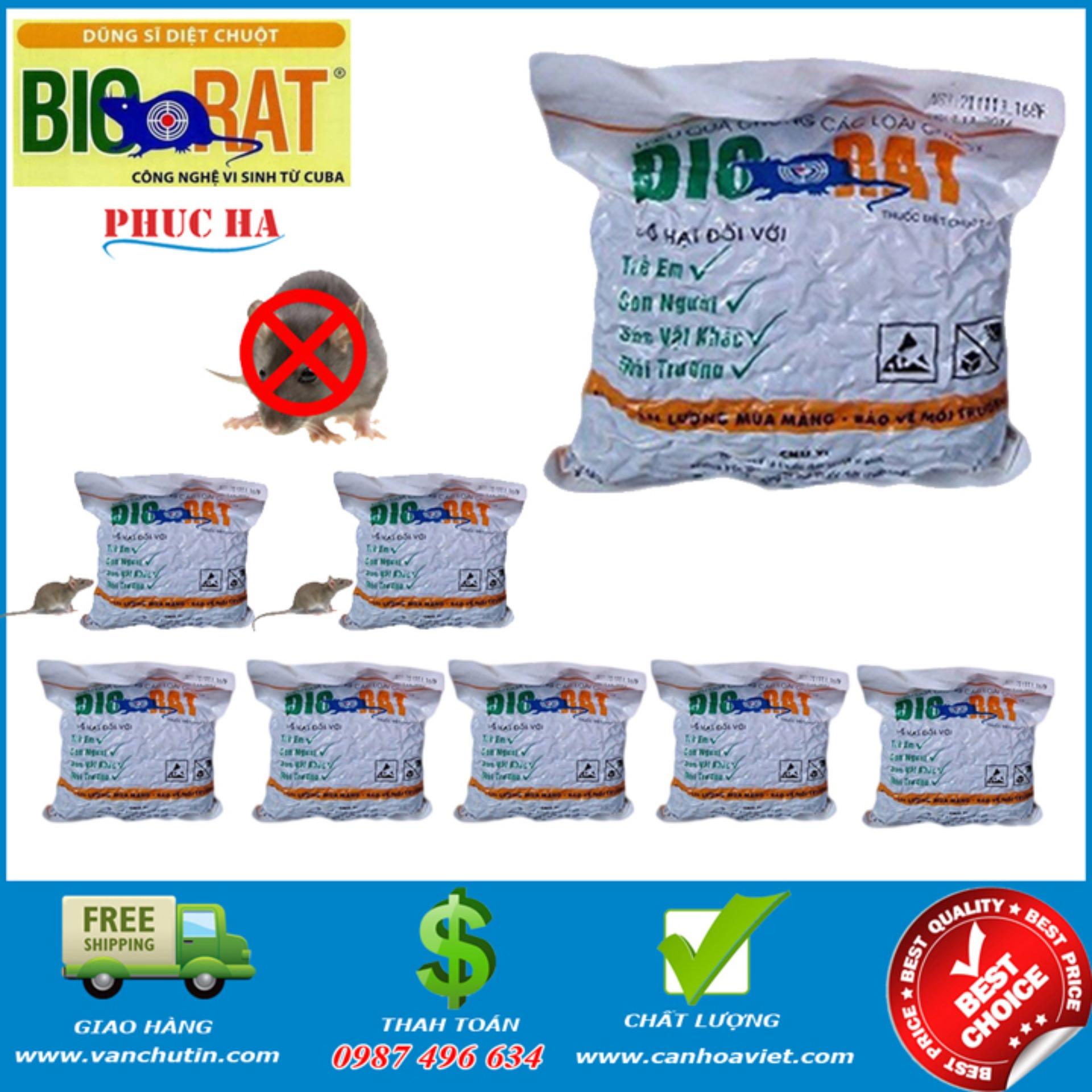 Thuốc diệt chuột sinh học Biorat Cuba 10 Gói dạng lúa mầm