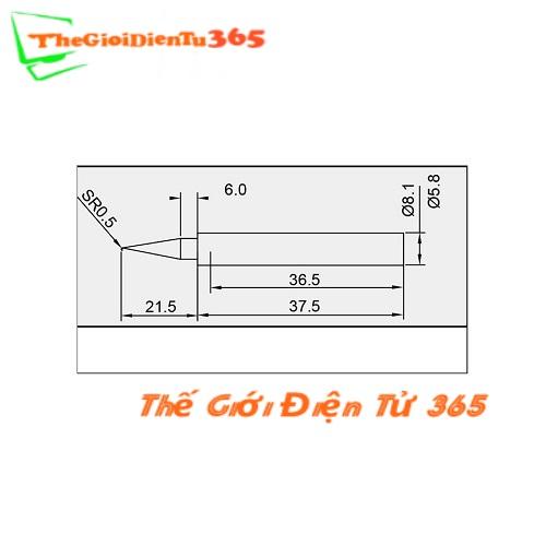ĐẦU MŨI HÀN 907 LOẠI NHỌN