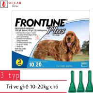 Thuốc nhỏ gáy trị ve ghẻ, bọ chét cho chó - Hộp 3 ống Frontline Plus chó 10 thumbnail