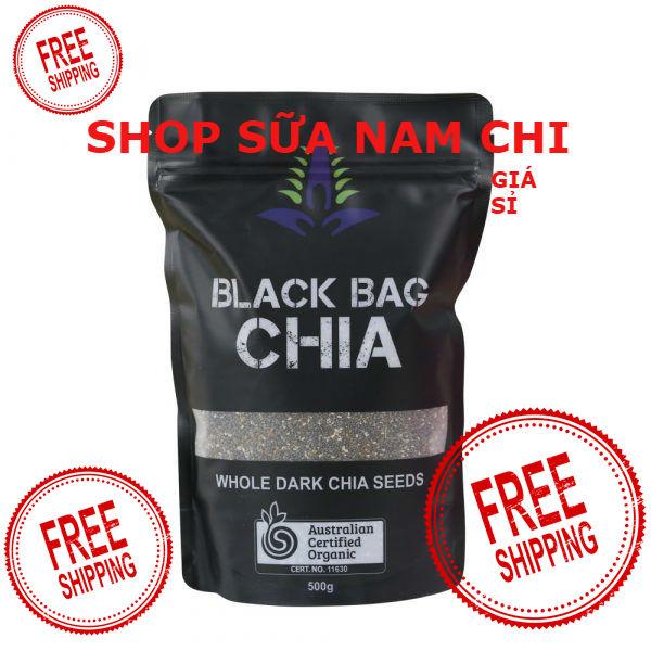 Hạt chia úc chia đen black bag chia 500g - chuẩn úc