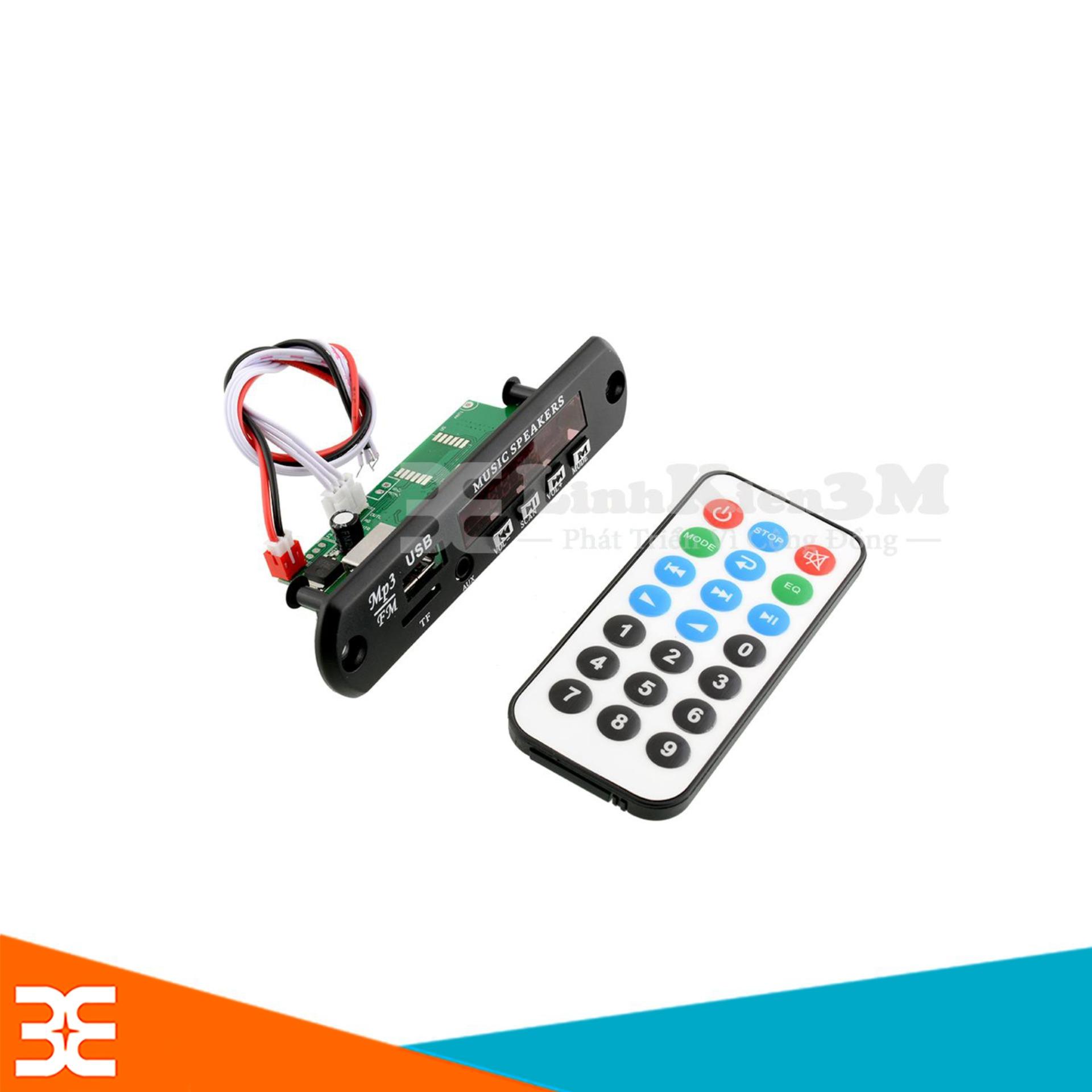 Mạch Giải Mã MP3 USB/TF/AUX/Bluetooth 7-12VDC