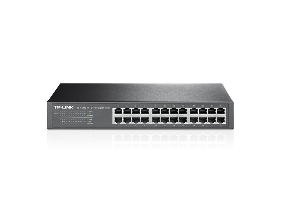 Switch 24 cổng TP-LINK SG1024D (Đen)