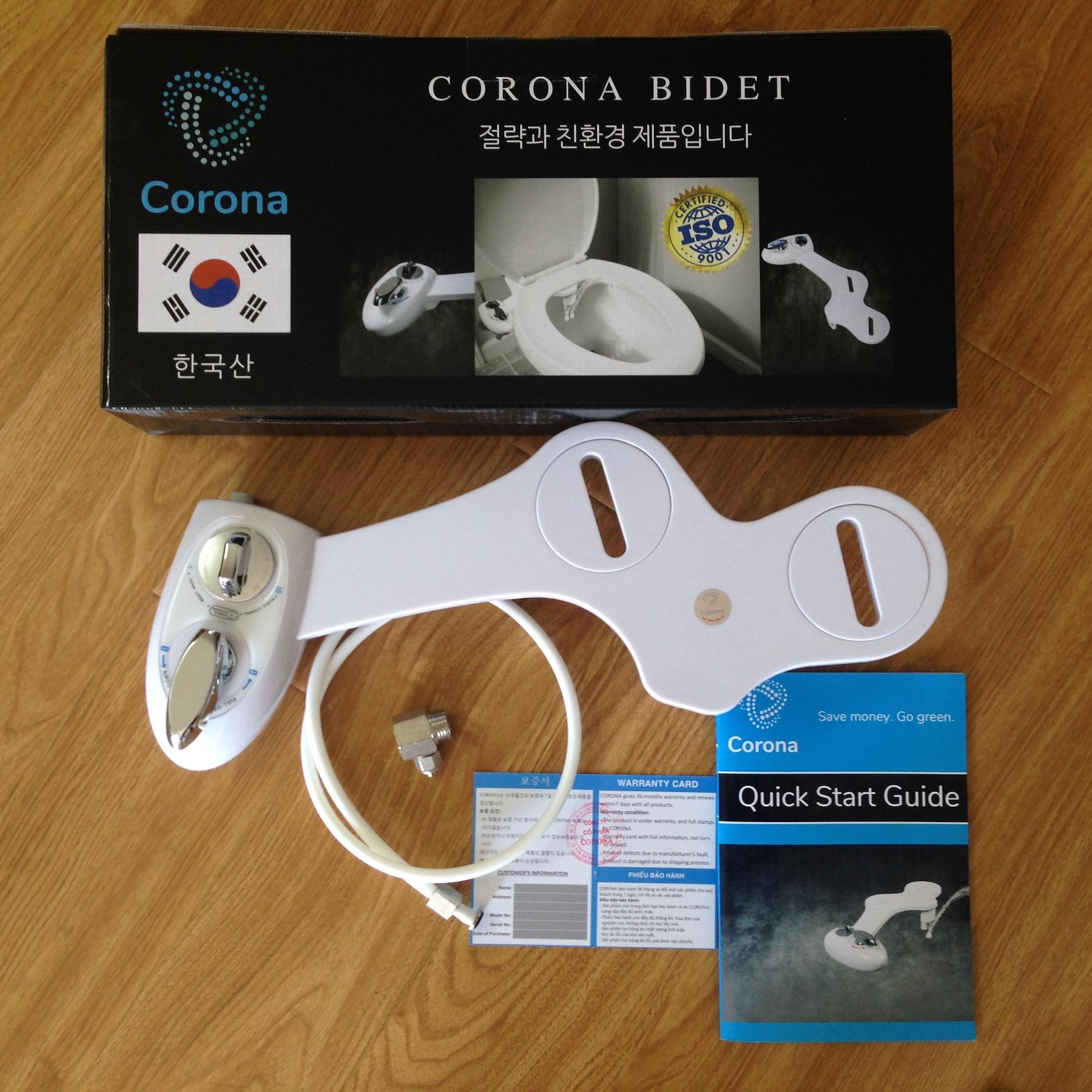 Corona Bidet phiên bản 2 vòi rửa lạnh CB-6002