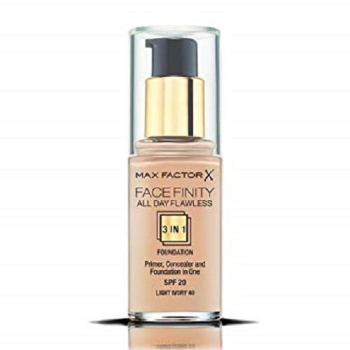 [HCM]Kem nền MAX FACTOR FACEFINITY 3in1 Light invory 40 không trôi