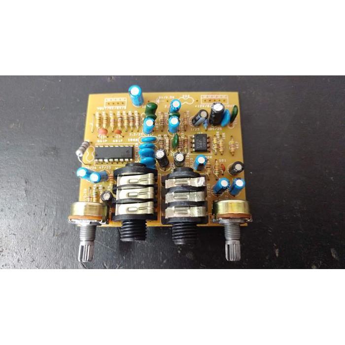 2 microphone & Echo PT 2399 amplifier circuit