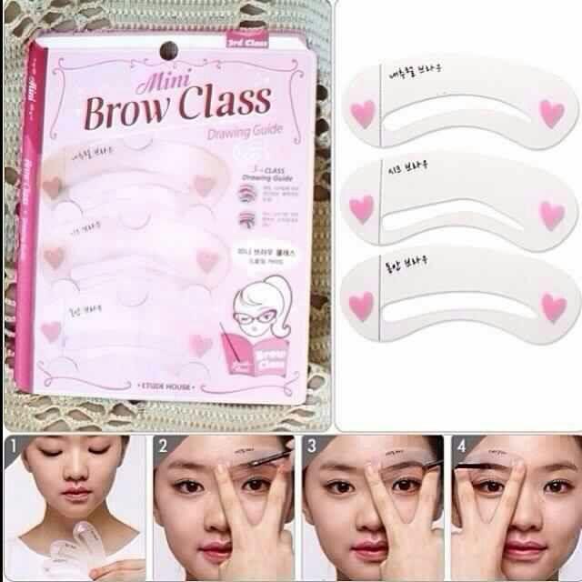 SET 3 KHUÔN KẺ LÔNG MÀY BROW CLASS