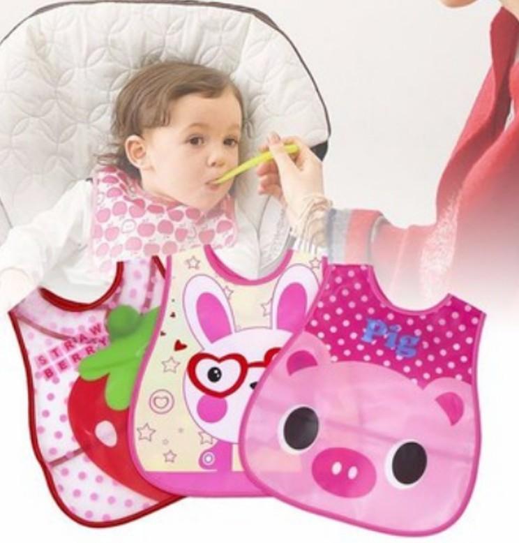 Yếm ăn dặm silicone mềm chống thấm có máng hứng cho bé (Hình ảnh ngẫu nhiên dành cho Bé Trai Hoặc Bé Gái) SPLT U1015
