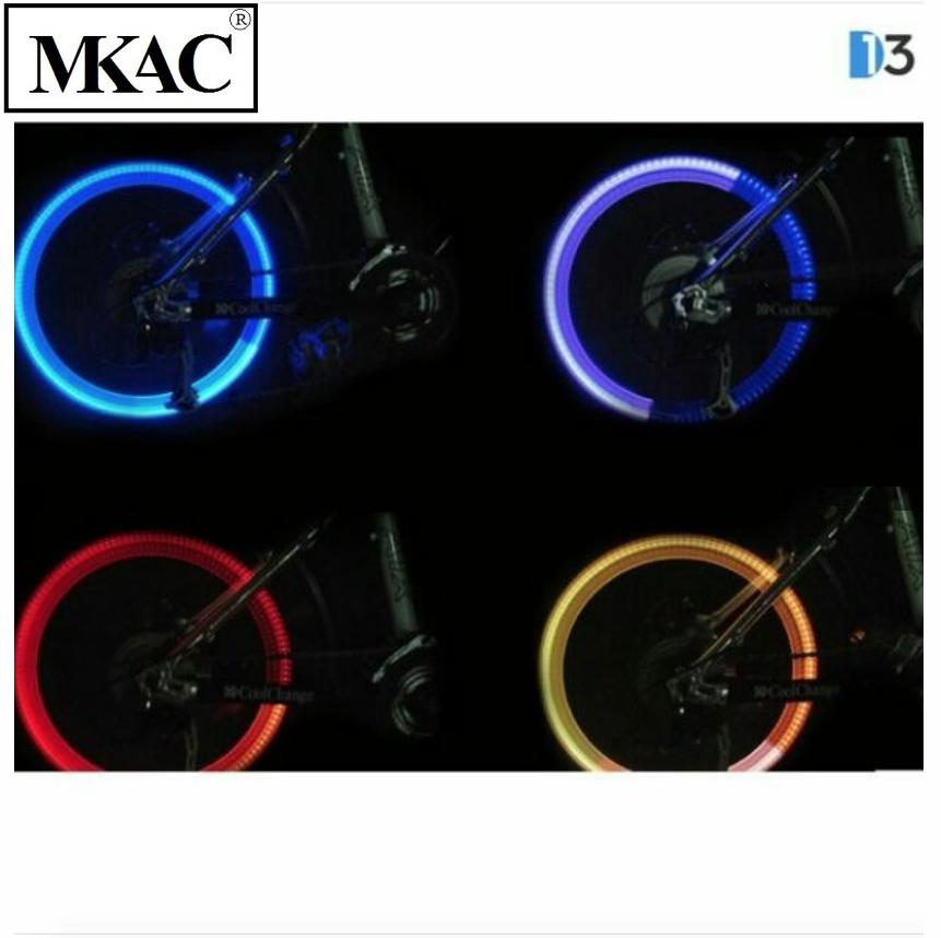 Đèn led gắn van xe chạy màu (1 cặp)