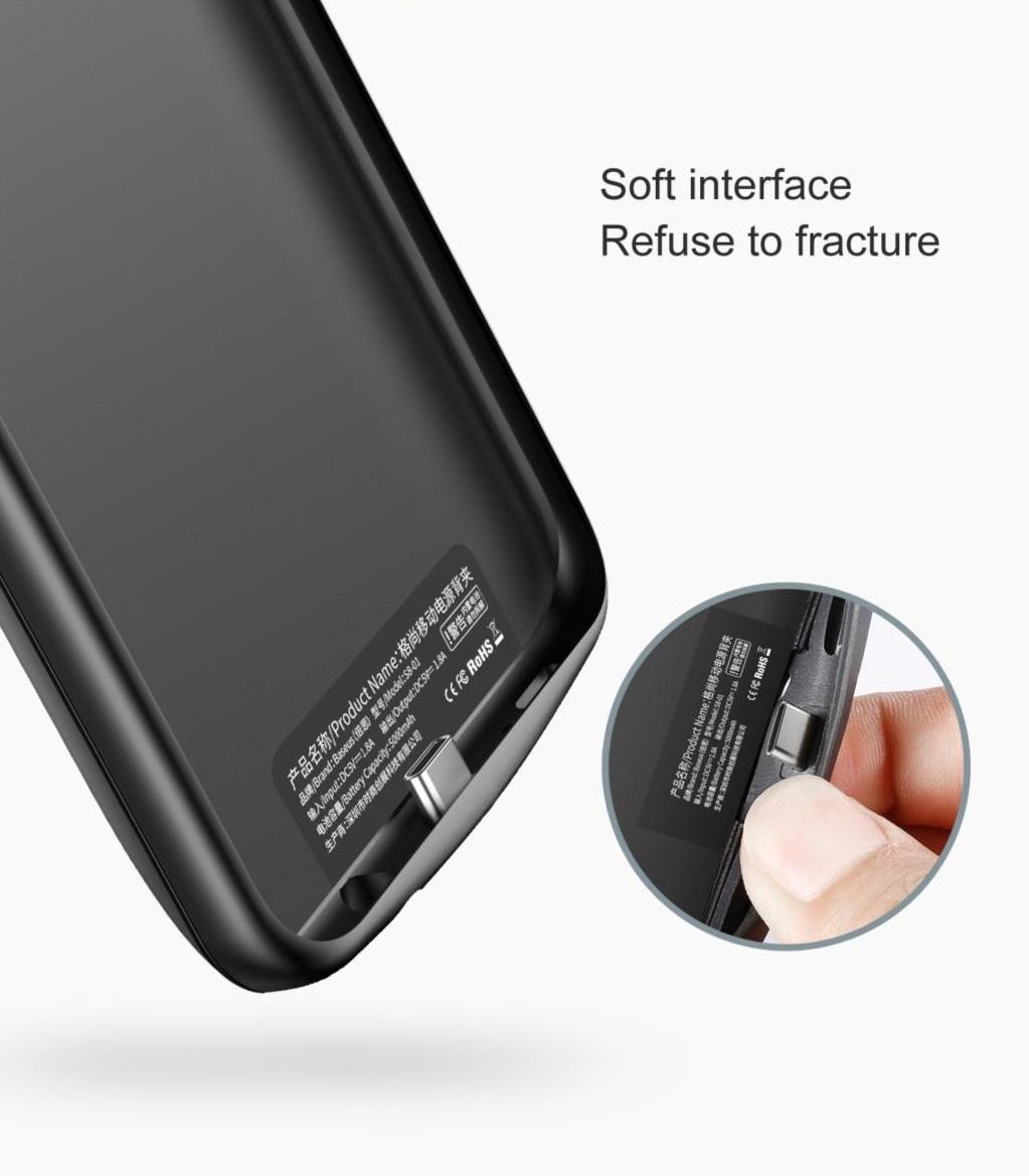 Ốp lưng Samsung S8 plus kiêm sạc dự phòng 5500mAh