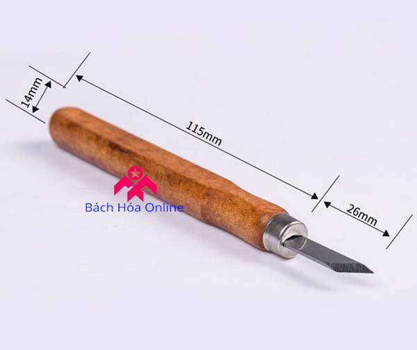 Bộ dao khắc đục tiện gỗ 8 món cao cấp V2