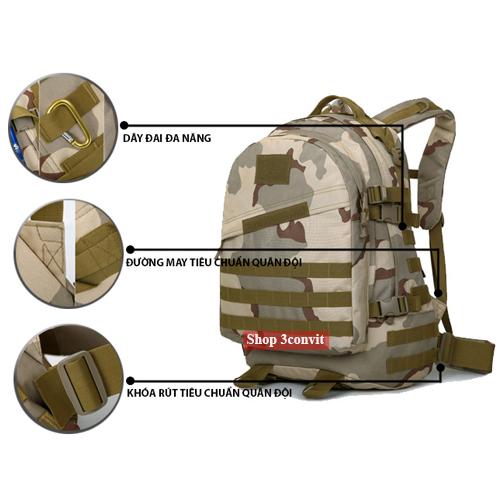 Balo Du Lịch, Phượt Phong Cách Quân Đội Cool Walker