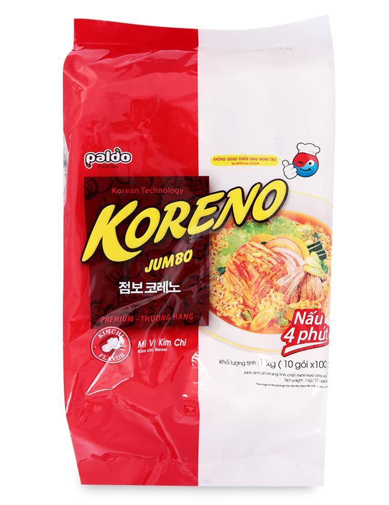 Mì Jumbo Koreno Kim Chi - 10 gói