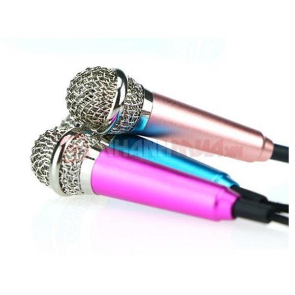 [HCM]Micro mini hát Karaoke trên điện thoại (Hồng)