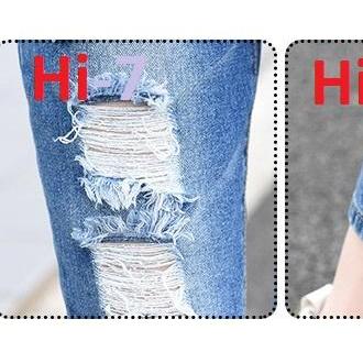 [HCM]Quần Jean Nam Rách Cao Cấp Vải Dày