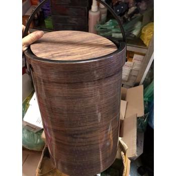 THÙNG ĐỰNG RÁC NHỰA GIẢ VÂN GỖ