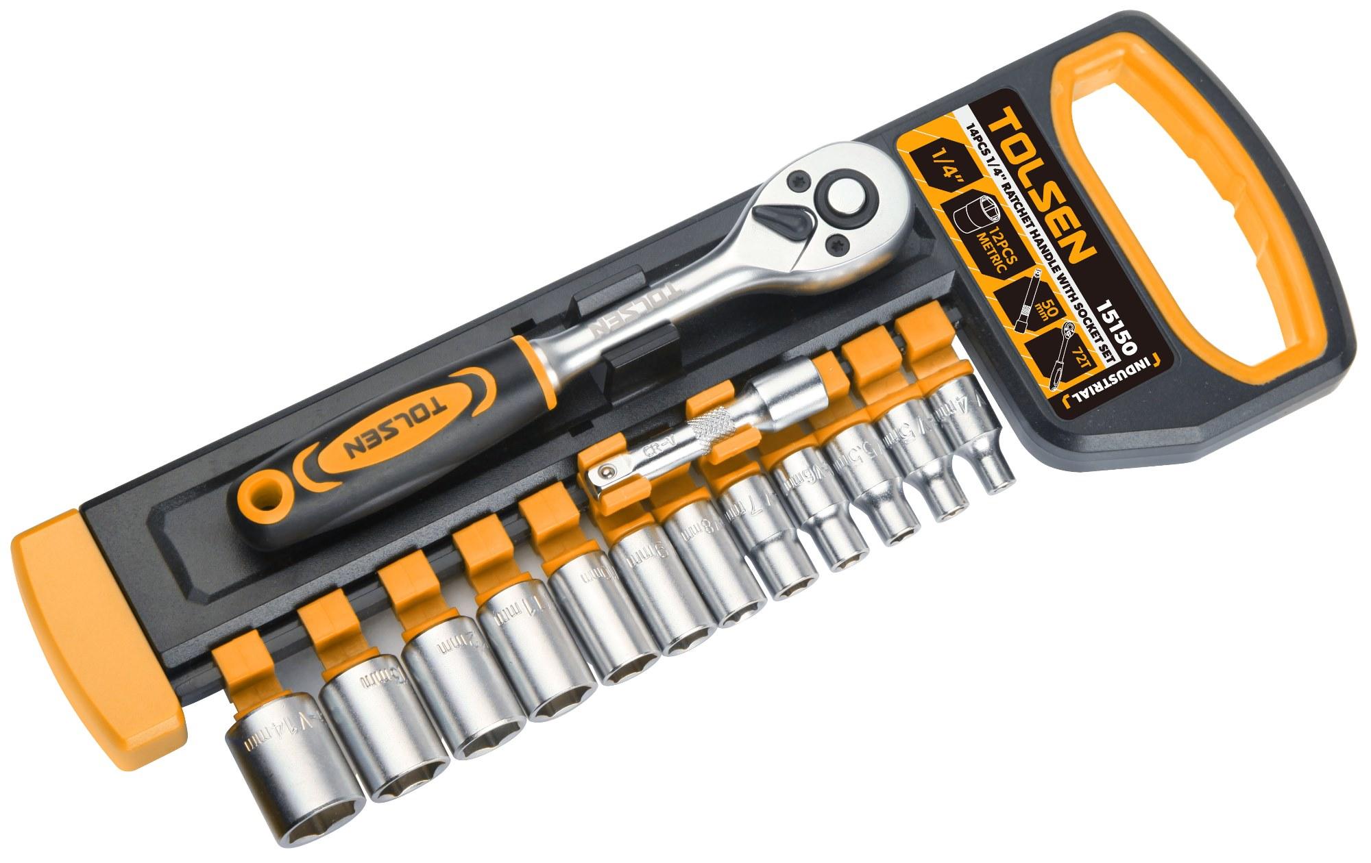 Bộ đầu típ tự động 14 món tolsen 15150- 1/4