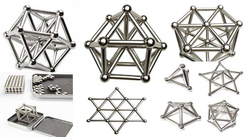 Bộ xếp hình nam châm BuckyBars loại lớn