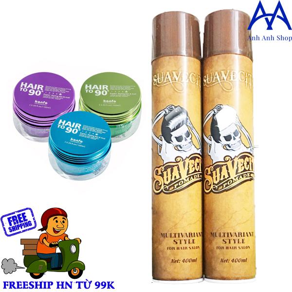 COMBO GÔM SUAVECITO 400ML VÀ SÁP KANFA 100G (3 MÀU RANDOM, SÁP MỀM)