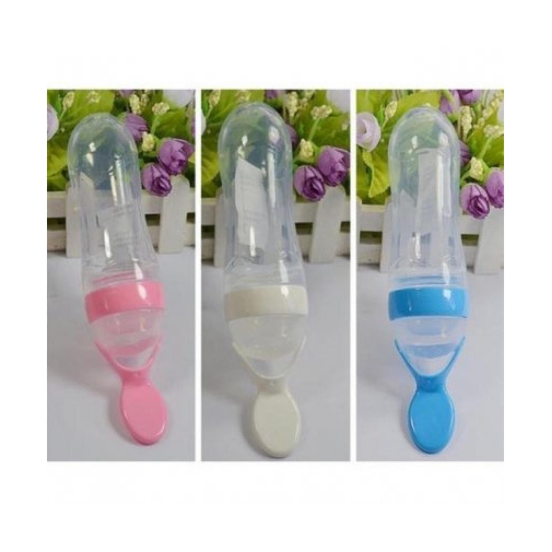 Bình thìa ăn dặm Silicon siêu mềm cho bé