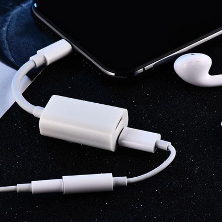 Cáp chia cổng Lightning 1 ra 2 cho Ip 7, 8