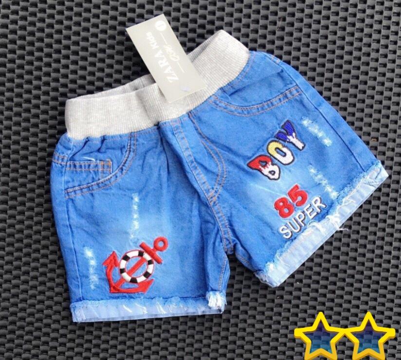 Quần short Jean boy bé trai