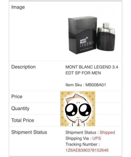 [HCM]Nước hoa nam LEGEND 100ml - Mont Blanc
