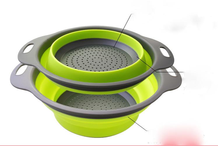 Bộ 2 Rổ Xếp Gọn Cao Cấp