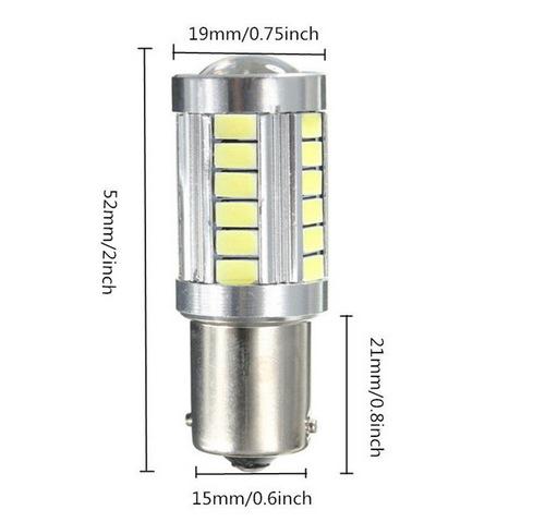 Cặp led xi nhan, lùi xe 12v 1156 33SMD