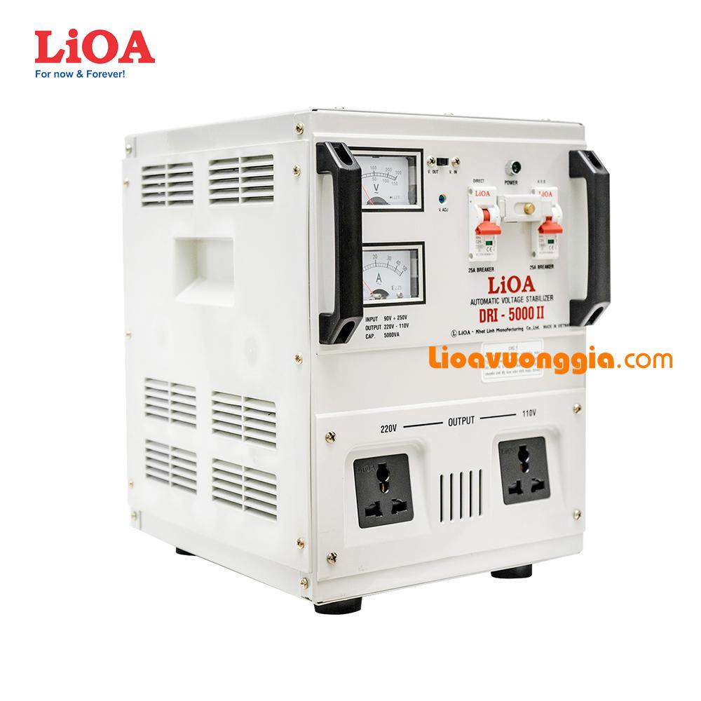 Ổn áp 1 pha LiOA 5000VA thế hệ mới DRI-5000II