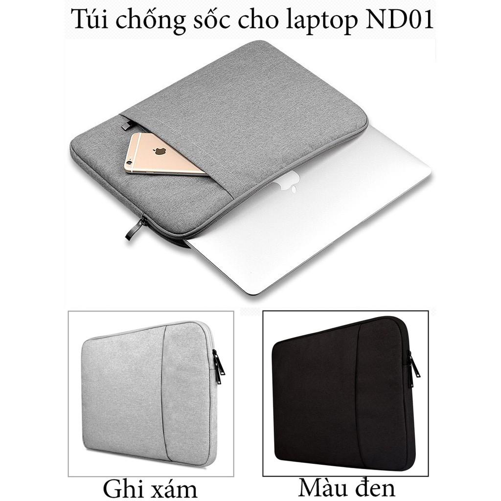 [HCM]Túi chống sốc bảo vệ laptop mã ND01