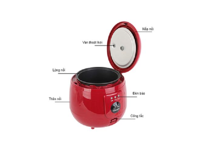 Nồi cơm điện Cookin RM-NA10 1L (Đỏ)