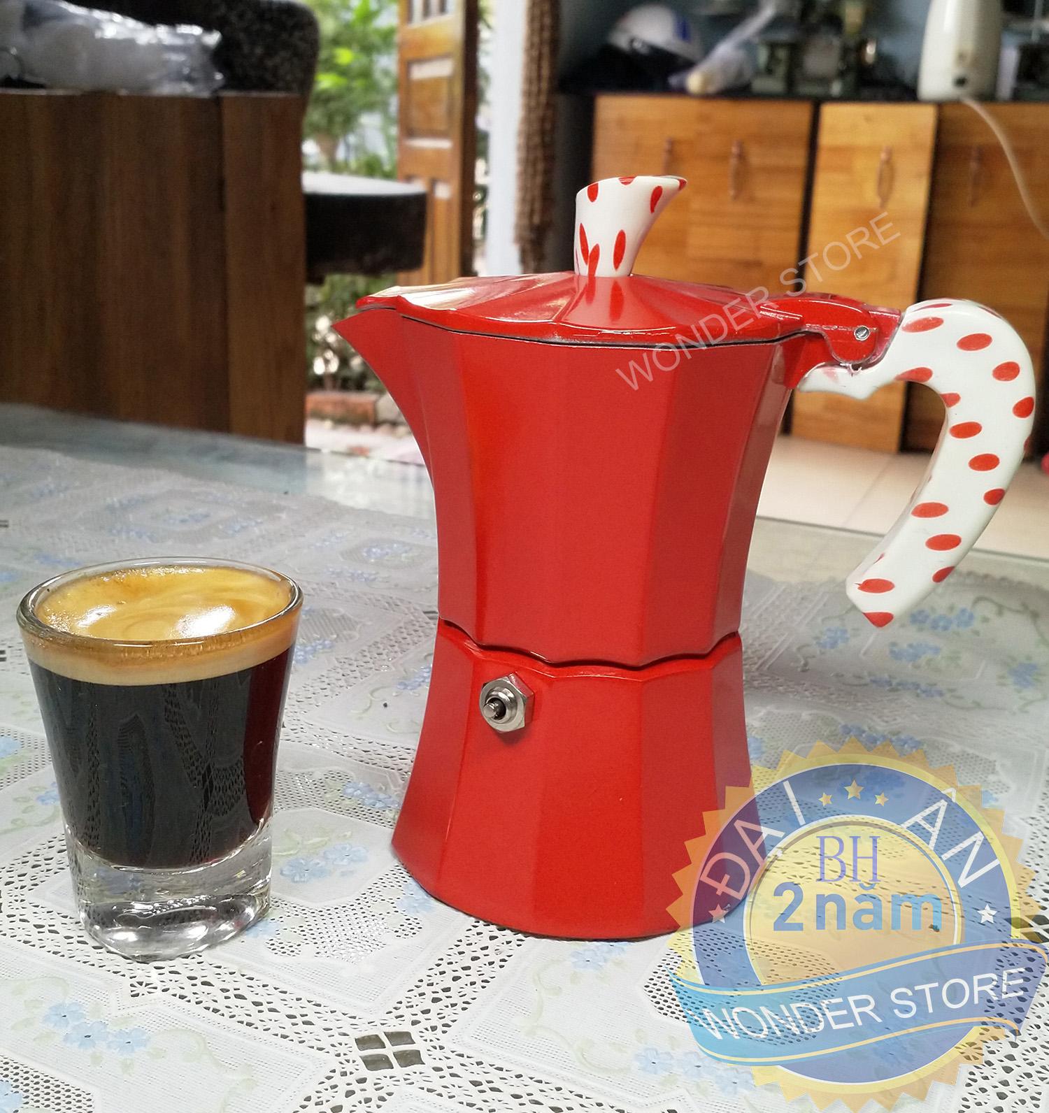 Ấm pha cà phê Espresso Italy phong cách Ý 3 tách (150ml)