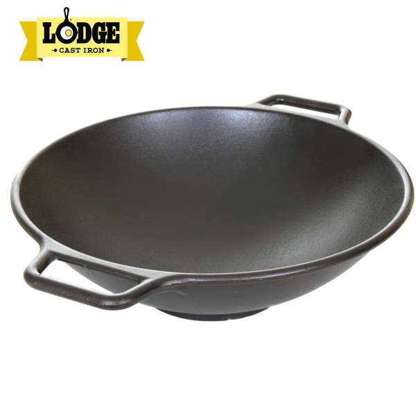 Chảo Gang Cao Cấp Lodge Wok P14W3 36 cm Sản xuất tại Mỹ