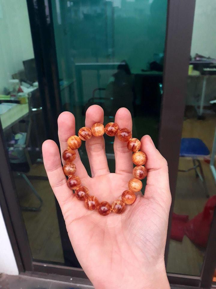 Vòng Tay Gỗ Huyết Long 10 Ly